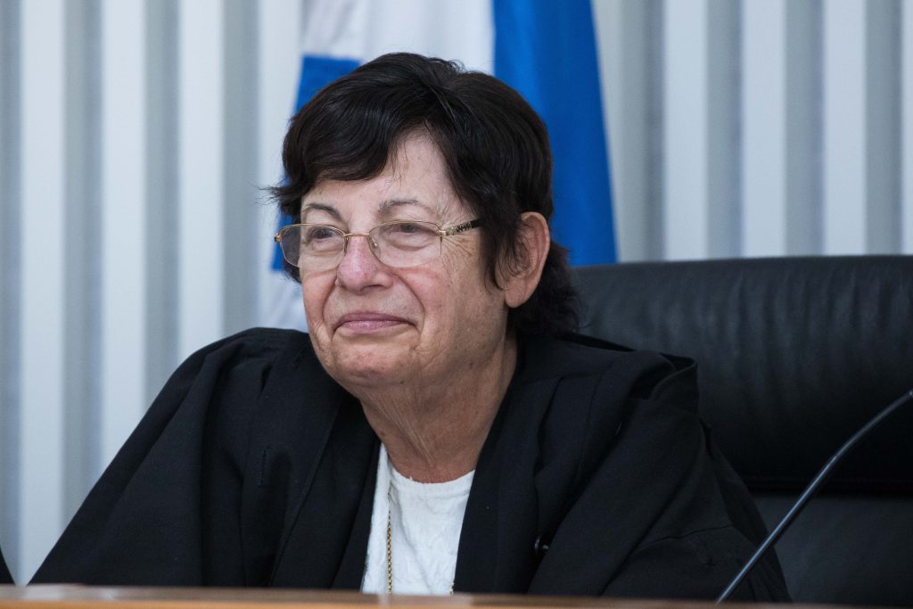 כב’ נשיאת בית המשפט העליון (בדימוס) מרים נאור