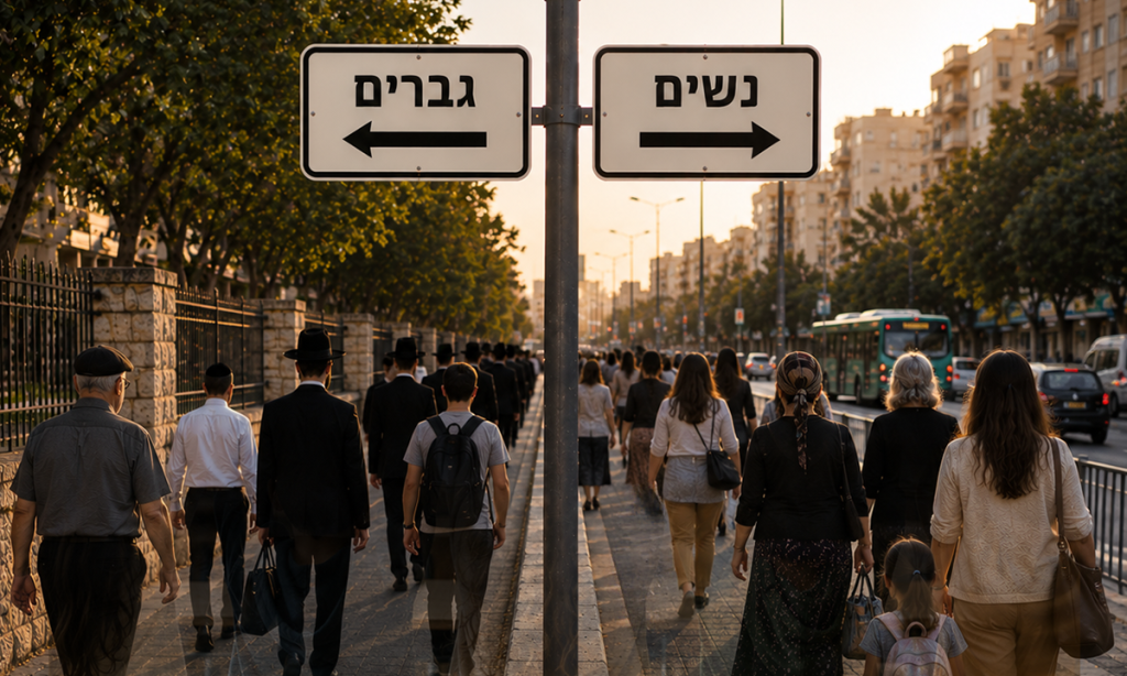 תמונת אוירה נשים-גברים